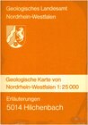 Buchcover Geologische Karten von Nordrhein-Westfalen 1:25000 / Hilchenbach