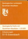 Buchcover Geologische Karten von Nordrhein-Westfalen 1:25000 / Ewersbach