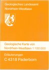 Buchcover Geologische Karten von Nordrhein-Westfalen 1:100000 / Paderborn