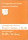 Buchcover Geologische Karten von Nordrhein-Westfalen 1:100000 / Arnsberg