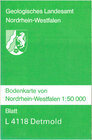 Buchcover Bodenkarten von Nordrhein-Westfalen 1:50000 / Detmold
