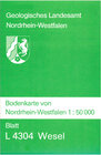 Buchcover Bodenkarten von Nordrhein-Westfalen 1:50000 / Wesel