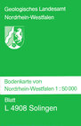 Buchcover Bodenkarten von Nordrhein-Westfalen 1:50000 / Solingen
