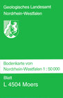Buchcover Bodenkarten von Nordrhein-Westfalen 1:50000 / Moers