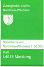 Buchcover Bodenkarten von Nordrhein-Westfalen 1:50000 / Marsberg