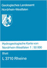 Buchcover Hydrogeologische Karten von Nordrhein-Westfalen 1:50000 / Rheine