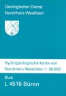 Buchcover Hydrogeologische Karte von Nordrhein-Westfalen 1 : 50000
