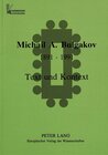Buchcover Michail Afanas'evic Bulgakov. 1891-1991.