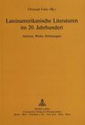 Buchcover Lateinamerikanische Literaturen im 20. Jahrhundert