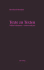 Buchcover Texte zu Texten