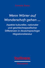 Buchcover "Wenn Wörter auf Wanderschaft gehen..."
