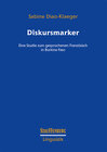 Buchcover Diskursmarker