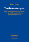 Buchcover Textbewertungen