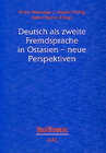 Buchcover Deutsch als zweite Fremdsprache in Ostasien - neue Perspektiven