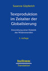 Buchcover Textproduktion im Zeitalter der Globalisierung
