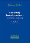 Buchcover E-Learning Fremdsprachen - eine kritische Einführung