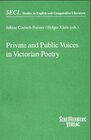 Buchcover Private and Public Voices in Victorian Poetry