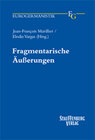 Buchcover Fragmentarische Äußerungen