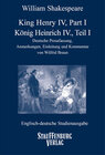 Buchcover King Henry IV, Part I / König Heinrich IV., Teil I