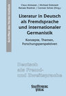 Buchcover Literatur in Deutsch als Fremdsprache und internationaler Germanistik