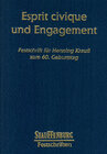 Buchcover Esprit civique und Engagement