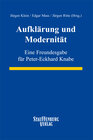 Buchcover Aufklärung und Modernität
