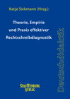 Buchcover Theorie, Empirie und Praxis effektiver Rechtschreibdiagnostik