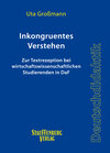 Buchcover Inkongruentes Verstehen