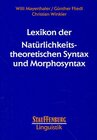 Buchcover Lexikon der Natürlichkeitstheoretischen Syntax und Morphosyntax