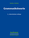 Buchcover Grammatiktheorie