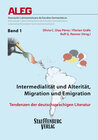 Buchcover Intermedialität und Alterität, Migration und Emigration