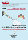 Buchcover Transformationen: DaF-Didaktik in Lateinamerika