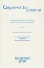 Buchcover Gegenwartsliteratur. Ein Germanistisches Jahrbuch /A German Studies Yearbook / 1/2002