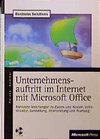 Buchcover Unternehmensauftritt im Internet mit Microsoft Office