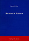 Buchcover Hierarchische Petrinetze