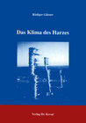 Buchcover Das Klima des Harzes