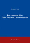 Buchcover Entrepreuneurship - Neue Wege zum Unternehmertum