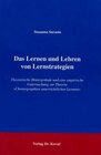 Buchcover Das Lernen und Lehren von Lernstrategien