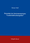 Buchcover Potentiale des Instrumentariums "Landschaftsschutzgebiet"