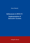 Buchcover Refinements in HOLCF: Implementation of Interactive Systems