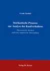 Buchcover Stochastische Prozesse zur Analyse des Kaufverhaltens
