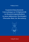 Buchcover Faunistisch-limnochemische Untersuchungen zur Erfolgskontrolle von Renaturierungsmassnahmen in einem süddeutschen Moorko