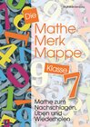 Buchcover Die Mathe-Merk-Mappe Klasse 7