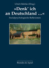 Buchcover "Denk' ich an Deutschland..."