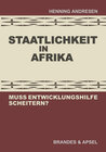Buchcover Staatlichkeit in Afrika