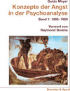 Buchcover Konzepte der Angst in der Psychoanalyse Bd. 1