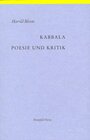 Buchcover Kabbala - Poesie und Kritik
