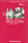 Buchcover Umgang mit dem Erbe (1933-1945)