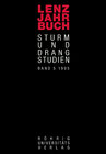 Buchcover Lenz-Jahrbuch. Sturm-und-Drang-Studien / Lenz-Jahrbuch 5 (1995)