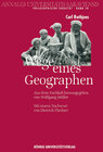 Buchcover Wege eines Geographen